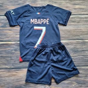 PSG Mbappe 7 kid's soccer Jersey and shorts